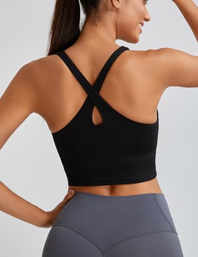 BMJL Women's Workout Tank Tops with Built in Bra Athletic Sports Crisscross Back Summer Going Out Clothing 20253