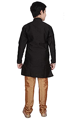 Kid's Indian Clothing Traditional Wear Silk Kurta Sets for Boys | Pack Of 1 (S-129)2