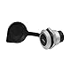 HangTon Panel-Mount USB C Type-C Coupler Waterproof Circular Connector, Inline Cable Chassis Socket Female to Female Extension, IP65 Bulkhead Pass-Through