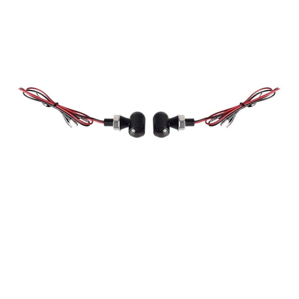 Intermitentes para Moto, para H&Arley Softail Dyna Sportster para 8mm Aluminio Mini LED Luz señal Giro para Motocicleta luz Intermitente lámpara de señales Intermitentes