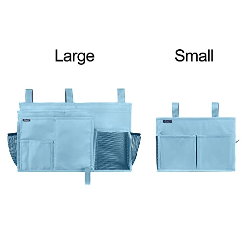 Image of Surblue Bedside Storage Bag, Bedside Storage, Storage Pocket, Small Storage (Small-Skyblue)