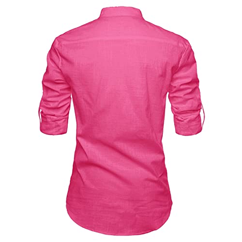Image of Cotton 4 Button Kurta For Men