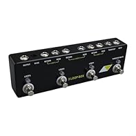 [CUSTOMIZABLE INPUT SOCKET] Designed with a flexible input socket that can be positioned at the rear or right side, allowing you to arrange your pedal board for optimal convenience. [ BYPASS FOR INTEGRITY] The true bypass loop function ensures a clea...