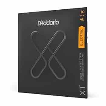 D'Addario 电吉他弦 XT 镍镀层 10-46 常规轻弦 6弦套装