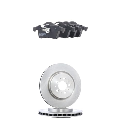RIDEX Kit de discos de freno y pastillas 3405B2299 Ø330mm Eje trasero con clip de émbolo Chapa antichirridos ventilado