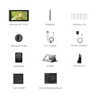 HUION Kamvas Pro 16 V2 Grafiktablett mit Display, 16384 Druckstufen – Ansicht 8