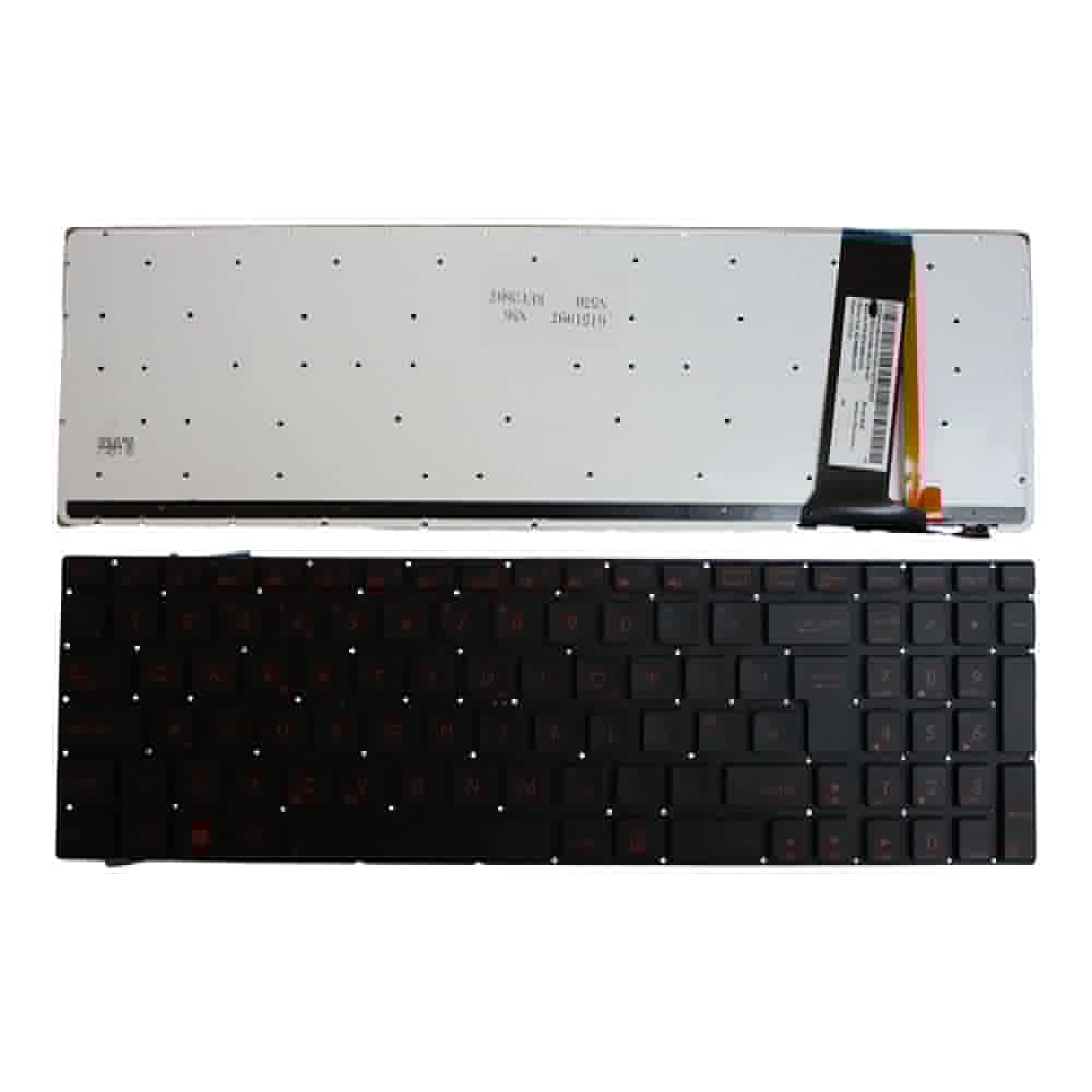 Clavier pour ordinateur portable ASUS N56VM-S3113V avec touches lumineuses