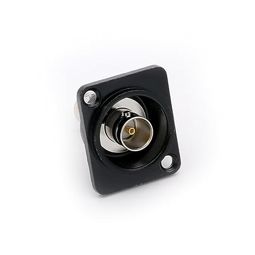 Adaptador BNC hembra convertidor de soldadura 75ohm para cable montado en panel de altavoz 4