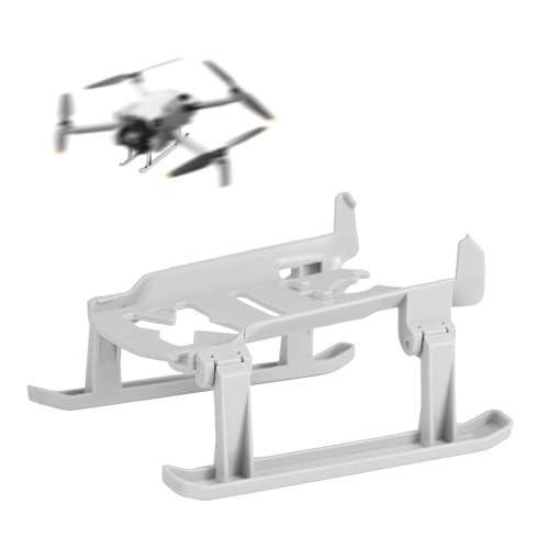 Landing Gear Extensions for DJI Mini 4 Pro Accessories, Lightweight Plastic Foldable Extended Leg Kit Compatible with Mini 4 Pro Drone Landing Protector (Gray) -  Gosknor, 1055563