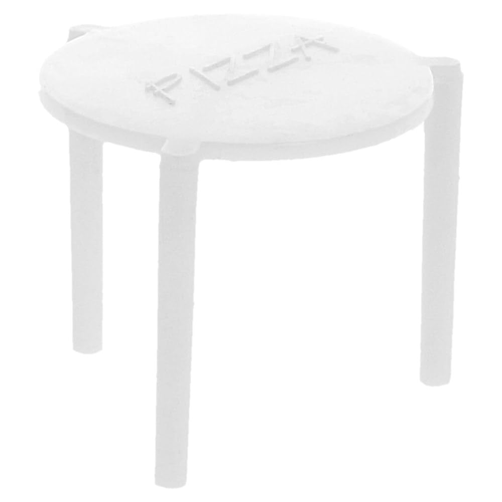 García de Pou 148.47 Mesitas Pizza, Diámetro 4.5 x 3.7 cm, Set de 2000, Blanco