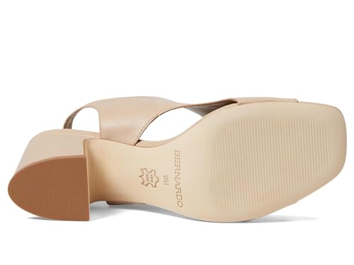 Image of Mid Heel Sandal in Blush by Bernardo 1946