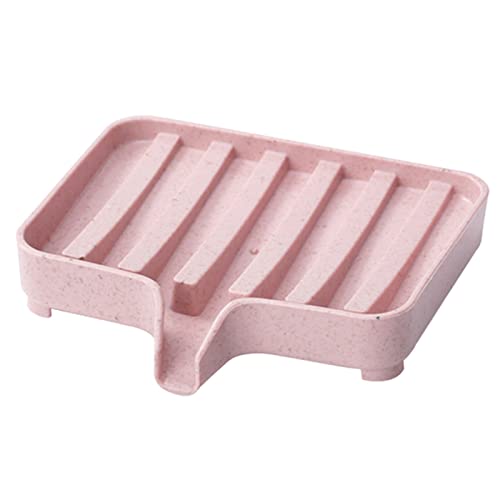 LCOZX Soap Dish with Drainage - Pink