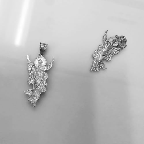 LA BLINGZ Sterling Silver Resurrection of Jesus Christ Charm Pendant Necklace (Pendant (no chain))4