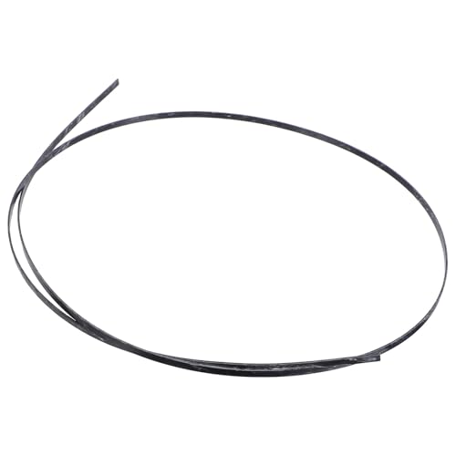 Toyvian Filet de Reliure Guitare en Plastique Noir Perle, Bande de Protection 1650 X 6 X 1,5 Mm, Accessoire pour Guitare Acoustique et Électrique, Matériau Solide pour Basse Soi-même