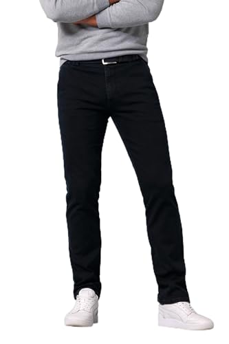 MEYER Pantalon Roma Denim pour homme - 9-629 Blue-Black - T 400 Denim Chino