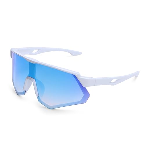 Image of Dervin UV Protected Non-Polarized Sports Sunglasses for Men & Women Driving Cycling Fishing Cricket Sunglasses