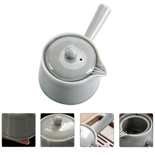 Tetera de cerámica clásica resistente para preparar té e infusiones con comodidad 8