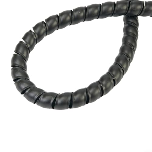 Fauhapyway Tube de protection de fil en polyéthylène enroulé de 1 m - Manchon de gestion des câbles électriques - Résistant à l'usure - Ignifuge - 10 mm de diamètre (D 10 mm)