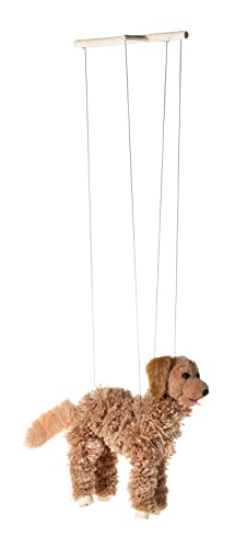 Artisan Owl Golden Retriever Marionette Puppet thumb #1