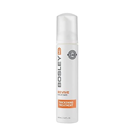 BosleyMD BosRevive Thickening Treatment for Noticeably Thinning Hair (Color Safe), 6.8 fl oz.