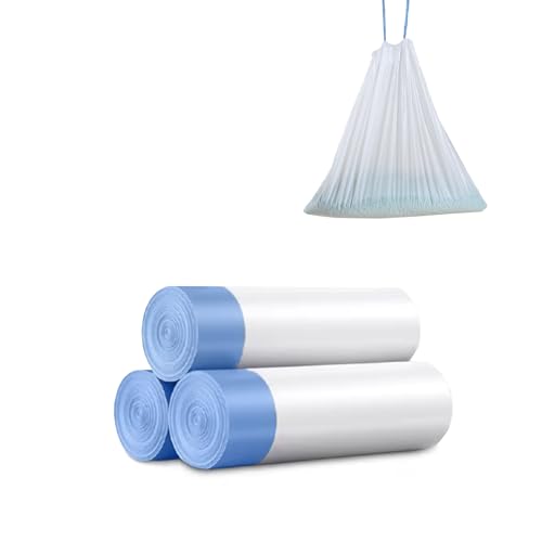 ごみ袋 猫 自動トイレ 交換用 45枚 48×44cm 多くの自動猫トイレに対応 自動ネコトイレ専用ゴミ袋 巾着タイプ 厚みがあり、高耐久性（15枚×3ロール）