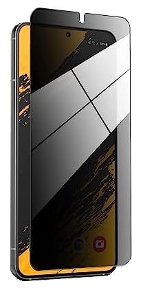 Image of Tempered Glass Screen Protector For Samsung Galaxy S23 5G Privacy Anti Spy with Edge to Edge Coverage and Fingerprint Working.
