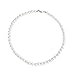 WeKen Old Lady Wig Set, Old Lady Costume for Women Girls, Grandma Costume Silver Grey Wig+Granny Glasses+Eyeglass Retainer Chain+Pearl Necklace+Wig Cap (5 Piece) for Halloween Cosplay Dress Up Party