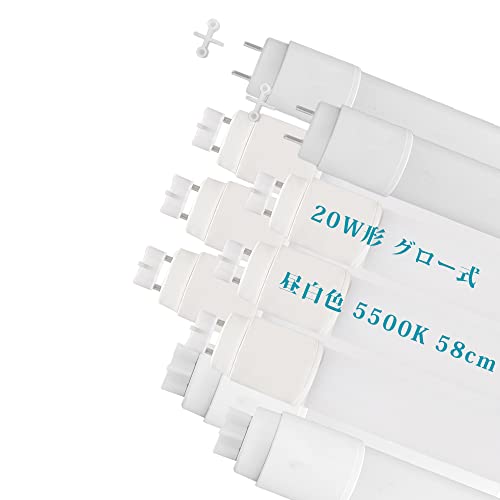 LEDu 20^ 58cm O[̏Ɩp O[O Hsv 20w` ǌu F 5500K dLEDv G13 T8 Px S 950LM LƎˊp 270x 10{