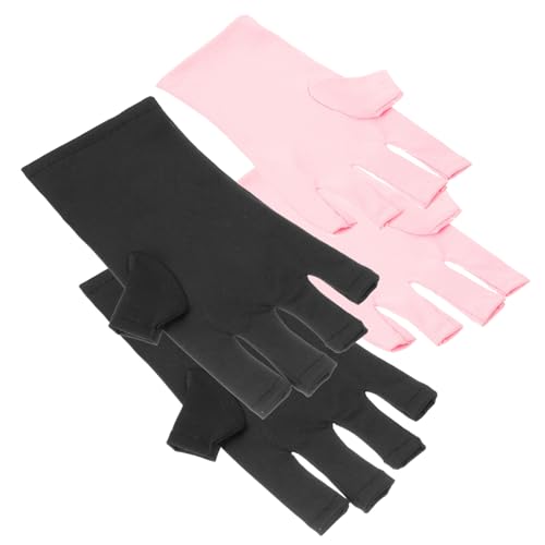 Guantes de Manicura UV de Poliéster No Deformables con Protección Solar