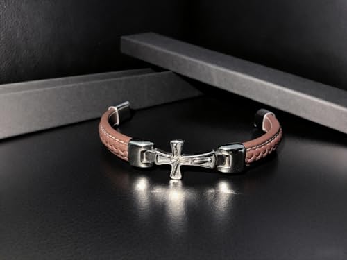 Pulsera con Cruz de Jesús para Hombre miniatura 5