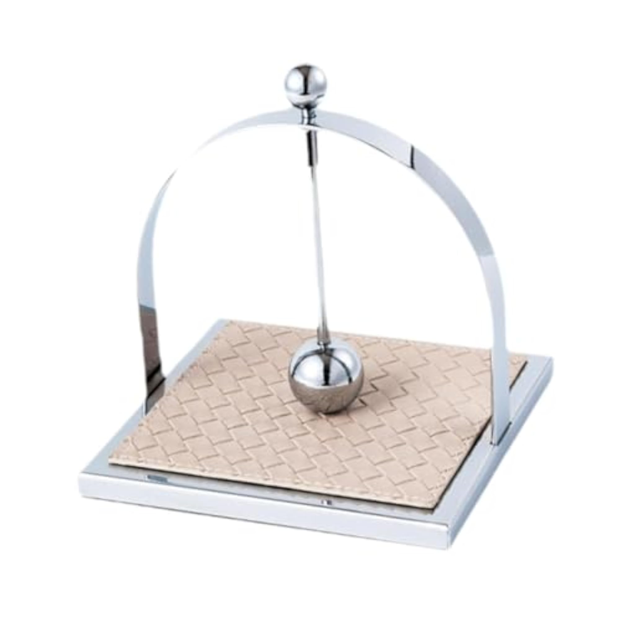 Square Napkin Stand for Restaurant Cafe Countertop Argent