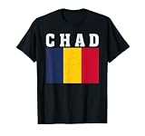 Chad Flag Patriotic National Roots Souvenir T-Shirt