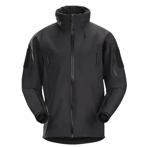 Veste imperméable homme et coupe-vent 3 couches de randonnée pour le camping