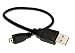 Produktbild Photecs® USB UC-E6 Kabel/Datenkabel/Ladekabel, kurz, USB-Kabel nach proprietärem Nikon-Standard gefertigt, schwarz, 30cm.extra kurz, z.B. für Verbindung von Nikon-DSLR zu WLAN-Router