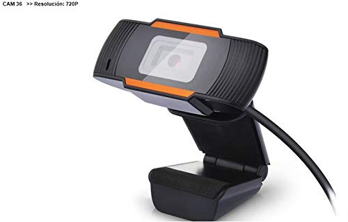 PHASAK COMPUTERS Webcam USB2.0 720P CMOS 1280 x 720 avec micro