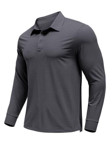 Men's Long Sleeve Polo Shirts  - image 1