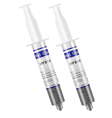 Image of FEDUS Silicone Heatsink Compounds Thermal Grease Paste ISOL 6 Heat Sink Compound for CPU and Chipsets Graphics Card LED IC Pack of 2 (8 cm x 8 cm x 8 cm) Thermal Paste for Desktop Computers