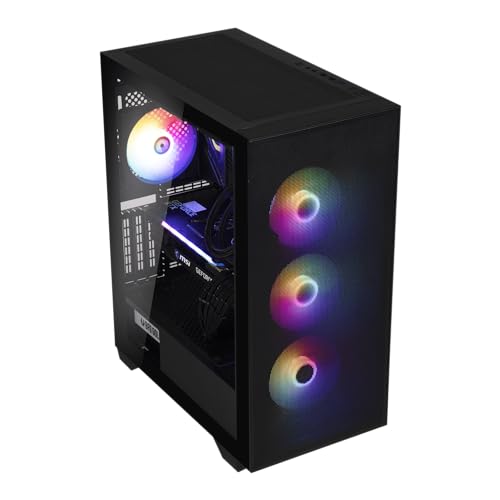 Caja para PC BitFenix Flow evita el sobrecalentamiento de tus componentes con su chasis negro 4