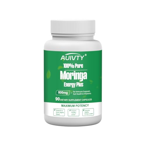 Moringa Capsules 800mg – 90 Vegan Capsules | Pure Moringa