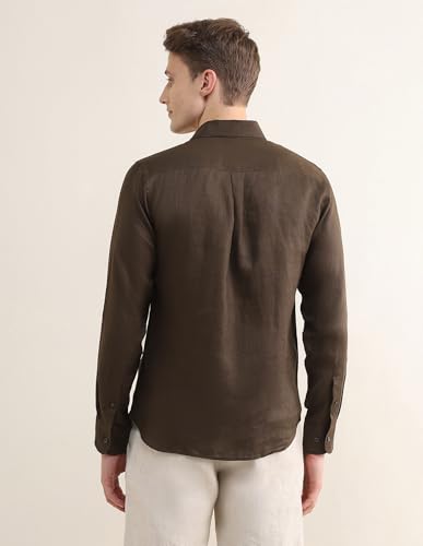 Image of U.S.Polo Association Men's Solid Regular Fit Shirt