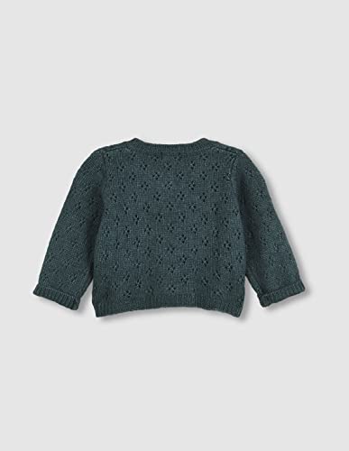 Veste effilée pull bébé fille Gocco en maille rose doux