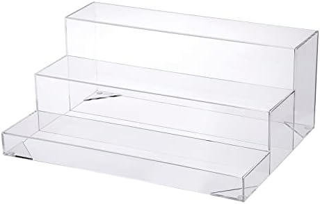 Amazon.com: Vevitts 3 Tiers Assembled Bar Bottle Rack Display, Clear ...