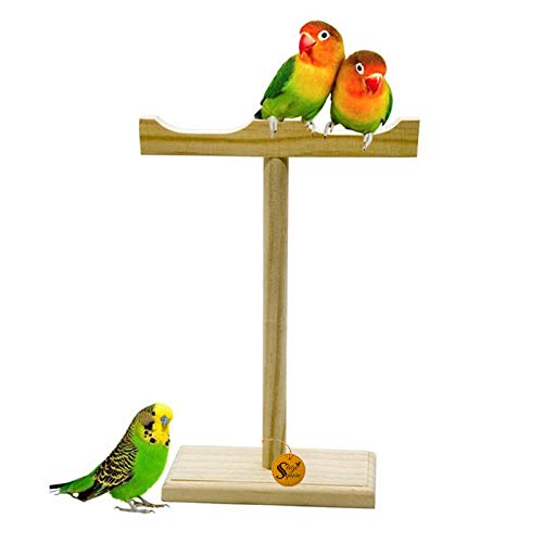 Sage Square Tabletop Natural Wood Training Cum Exercise Playful Perch Bird Stand/Bird Toy (B0875P2T5X) Amazon Price History, Amazon Price Tracker