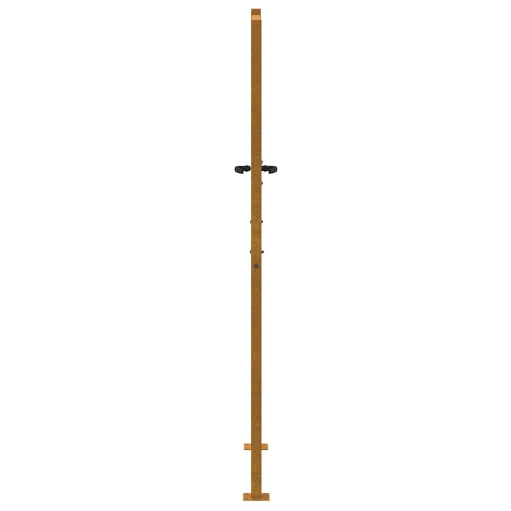 vidaXL Cancello da Giardino 100x175 cm in Acciaio Corten Design Albero, cancello in metallo, cancello da giardino anteriore, cancello da giardino con serratura