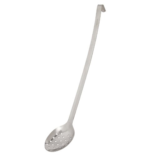 Vogue Long Stainless Steel Perforated Scoop Serving Spoon, Length: 455mm / 18 inch, Dishwasher Safe