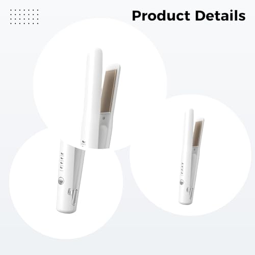 Plancha de pelo mini portátil inalámbrica 2 en 1 miniatura 2