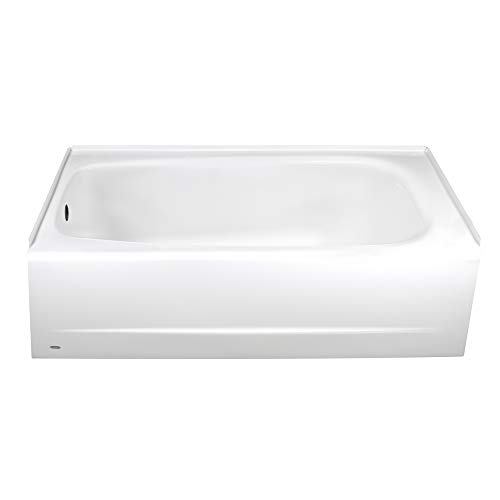 American Standard 2460002.020 Cambridge Apron-Front Americast Soaking Bathtub Left Hand Drain, 5 Ft x 32 In, White
