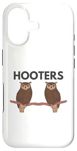 陽気なフーターズ ブラウンフクロウ 面白いフクロウ ミームデザイン スマホケース iPhone 17 用