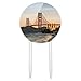 Acrylic Golden Gate Bridge San Francisco Cake Topper Party Decoration for Wedding Anniversary Birthday Graduation