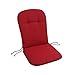Gartentraum Monoblock - Cojín para silla con respaldo alto (tejido jacquard), color rojo